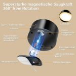 VIIVUU LED Wandleuchte mit Akku & Fernbedienung – 360° drehbar, 10 Helligkeitsstufen, 2er Set – Bild 6