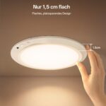 Homelist Akku-Deckenleuchte mit Bewegungsmelder & Fernbedienung – 12000mAh, 3 Lichtfarben, 2er Set – Bild 7