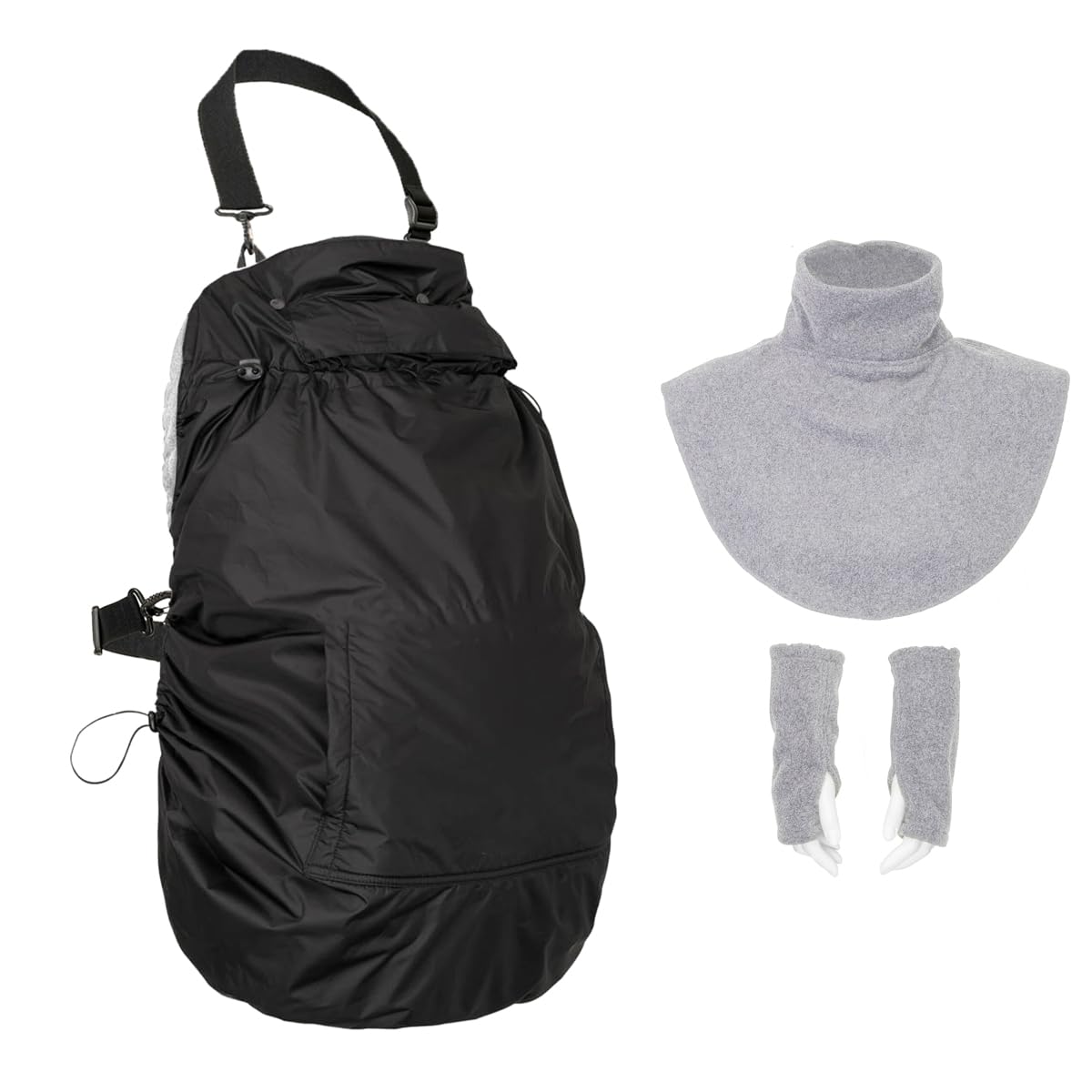 Hoppediz Fleece-Cover 3-in-1 – Wärmeschutz & Regenschutz für Babytragen & Tragetücher