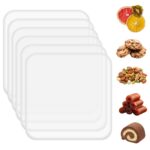 Cercker Silikon-Dörrschalen 27,9 cm – 6er-Set für Dörrautomat & Dehydrator