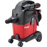 FLEX VC 6 L MC Werkstattsauger – 1200 W Trockensauger mit Tragegurt & Zubehör