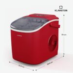 Klarstein Eiswürfelmaschine 12kg/24h – Vollautomatischer Ice Maker mit 2 Würfelgrößen – Bild 7
