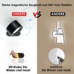 Coollamp LED-Wandleuchte mit USB-Ladung – 3 Farbmodi, 360° drehbar, Touch Control – Bild 5