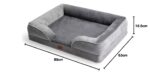 BEDSURE Orthopädisches Hundebett 89x63cm – Ergonomisches Hundesofa für Mittelgrosse Hunde – Bild 10