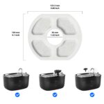 Stouchi Katzenbrunnen Filter 12er-Set – Aktivkohle & Schaumfilter für WDQ1/WDQ3 – Bild 3