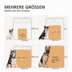 luciphia Wasserdichte Hundedecke aus Fleece – Schutzdecke für Sofa, Couch & Auto – Bild 2