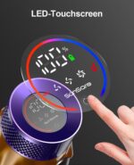 SunSare Akku-Staubsauger 600W/50000Pa – Kabelloses Reinigungssystem mit Smart-Display & Ladestation – Bild 4