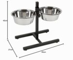 Kerbl Pet Höhenverstellbare Futterbar – Ergonomische Hundenapf-Station für alle Rassen – Bild 8