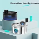 FOFNON Katzenbrunnen Filter Set 12er – 6 Filter + 6 Schaumstofffilter für sauberes Trinkwasser – Bild 2
