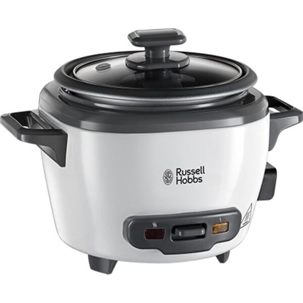 Russell Hobbs Reiskocher Mini 0,4L mit Dampfgarer – Warmhaltefunktion für Reis & Quinoa
