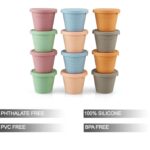 PandaEar 12er-Set Silikon Babybrei Behälter 4 oz – BPA-frei & auslaufsicher für Beikost – Bild 4