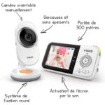 VTech BM3254 Video-Babyphone mit 2,8-Zoll-Display & Infrarot-Nachtsicht – Sichere Überwachung – Bild 2