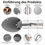 Vsshe 700 ml Hunde Trinkflasche mit Faltnapf – Auslaufsicher für Wanderungen & Camping – Bild 2