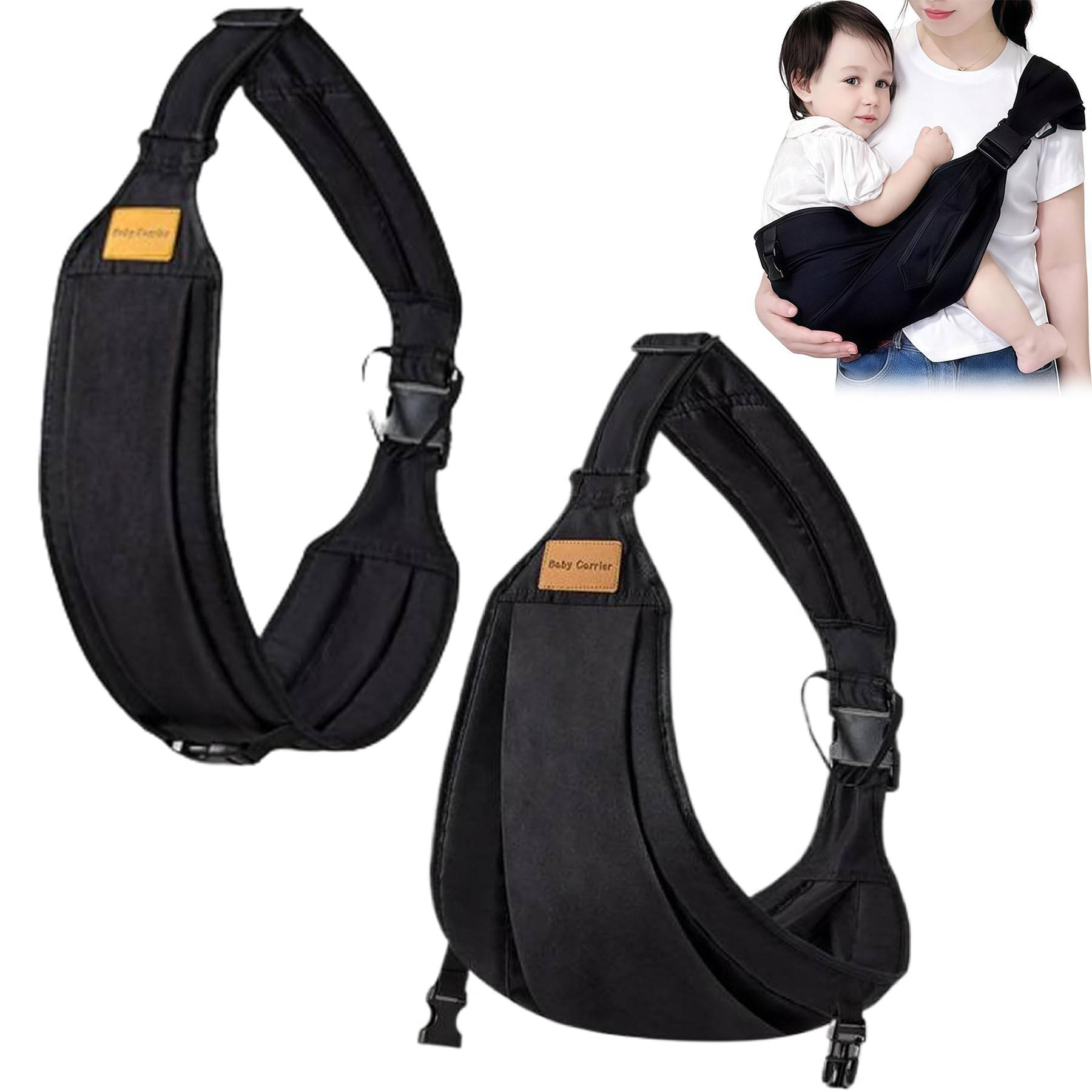 Babytrage Shengruili mit verstellbarem Schultergurt – Multifunktional für 0–36 Monate