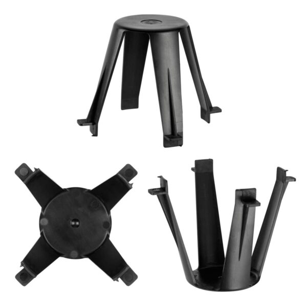 My Plast Einbaustrahler Abstandshalter 62–90 mm, 10er-Set – Hitzeschutz für LED & Halogen