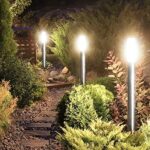 Monzana Edelstahl Außenleuchte 100cm – Wetterfest & Rostfrei für Garten & Terrasse – Bild 2