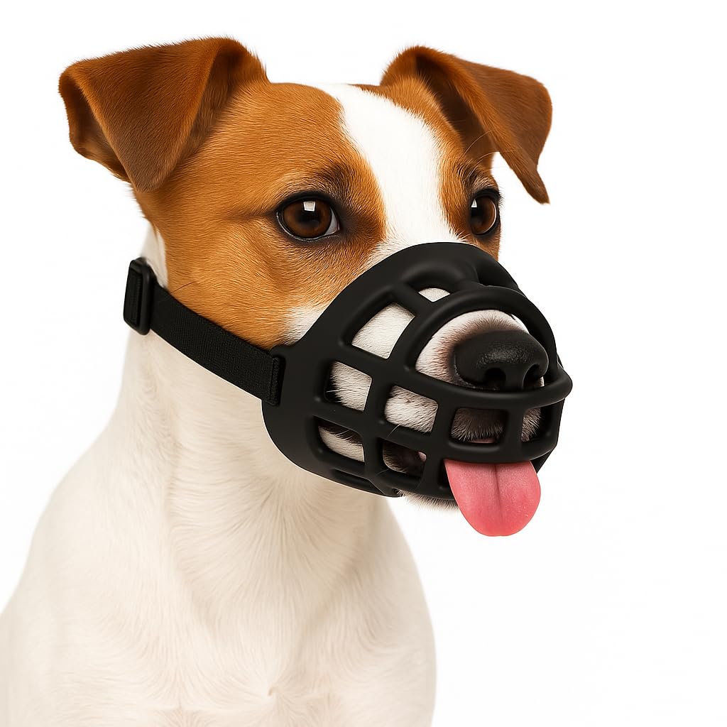 Flamingo Maulkorb Benzo S – Weiches Silikon für kleine Hunde, verstellbar & komfortabel