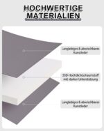 Favodormir Hundematte 105x70cm – Wasserdicht Kunstleder Hundebett für grosse Hunde – Bild 5