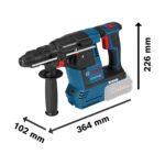 Bosch Professional GBH 18V-26 F Akku-Bohrhammer – SDS-plus Schlagbohren – Bild 3