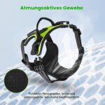 AUAUY LED-Hundegeschirr Grösse L – Aufladbar, Reflektierend & Atmungsaktiv – Bild 9
