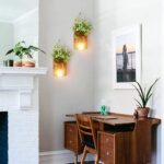 DYBOHF Mason Jar Wandleuchten 2er Set – LED Hängeleuchten mit Kunstpflanzen & Fernbedienung – Bild 4