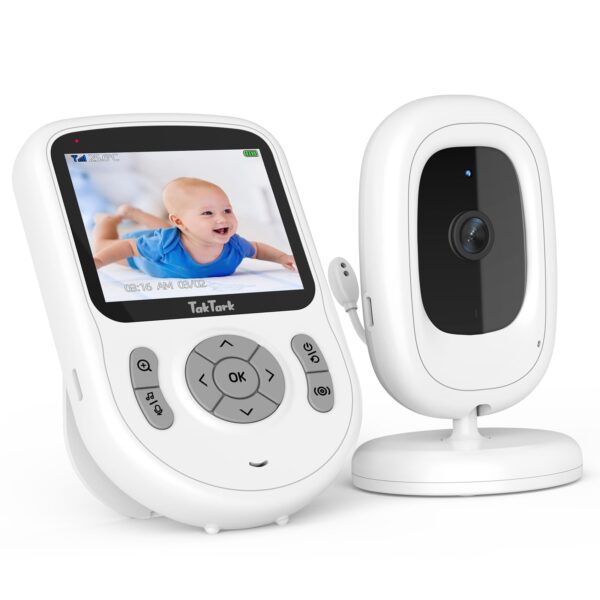 TakTark Babyphone mit Kamera 2,8 Zoll – 720p HD Überwachung ohne WLAN für Eltern