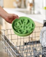 LE TAUCI Keramik Antischlingnapf 675 ml – Verlangsamt Fressen für Mittelgrosse Hunde – Bild 8