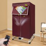 Alnemy Tragbarer Wäschetrockner mit Timer – 1200-1500W Elektrischer Trockner für Zuhause – Bild 2