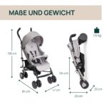 Chicco Echo Lite Kinderwagen – Buggy ab Geburt bis 22 kg mit verstellbarer Rückenlehne – Bild 2