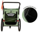 Knuffelwuff Cruvado Hundeanhänger & Buggy – 2-in-1 Fahrradanhänger für Hunde bis 45 kg – Bild 4