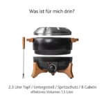 BOSKA Elektrisches Fondue-Set Party 2,3L – Temperaturregler für Käse-, Schokoladen- & Fleischfondue – Bild 7