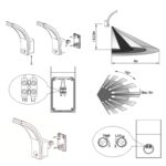 Miratic LED-Wandleuchte mit PIR-Bewegungsmelder – 800 lm Warmweiss IP54 Aussenschutz – Bild 7