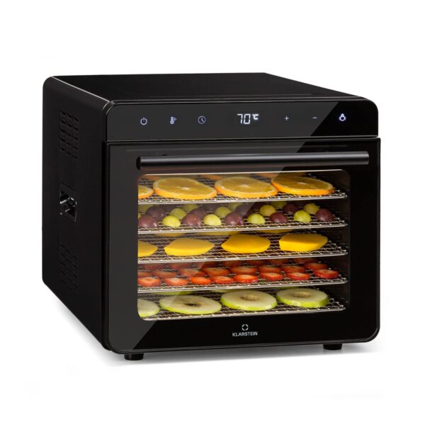 Klarstein Dörrautomat mit 6 Gittern & 24H Timer – Food Dehydrator 700W für Obst, Gemüse & Fleisch