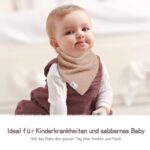 lulumoon Sabberlätzchen Baby Musselin 8er-Set – Dreieckstuch für Jungen & Mädchen – Bild 6