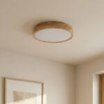Lindby Tanju Deckenlampe 50 cm – Eichenholz Vintage Rustikal 4-flammig E27 – Bild 4