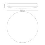 Philips Moire LED Wand- und Deckenleuchte – Warmweisses Licht, 17W, energiesparend – Bild 3