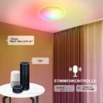 EXTRASTAR Smart LED Deckenleuchte 24W – Dimmbar, WLAN & Sprachsteuerung für Alexa – Bild 2