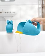 Skip Hop Moby Wal Rinser – Tränenfreier Spülbecher für Babys Haarewaschen – Bild 5