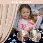 HOTUT Hausbett Himmel 62x270cm aus 100% Baumwolle Musselin – Betthimmel Set für Kinderbett – Bild 7