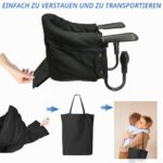 Surplex Tischsitz Faltbar – Babyhochstuhl mit 7-Punkt-Gurt, bis 15 kg – Bild 4