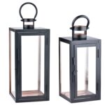 2er Set LED Laterne Marra aus Edelstahl & Glas – Moderne Gartenbeleuchtung 39 cm – Bild 8