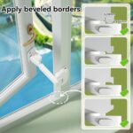 SAFELON 2er Set Verstellbares Fensterschloss – Kindersichere Fensterbegrenzung für Sicherheit & Lüftung – Bild 8