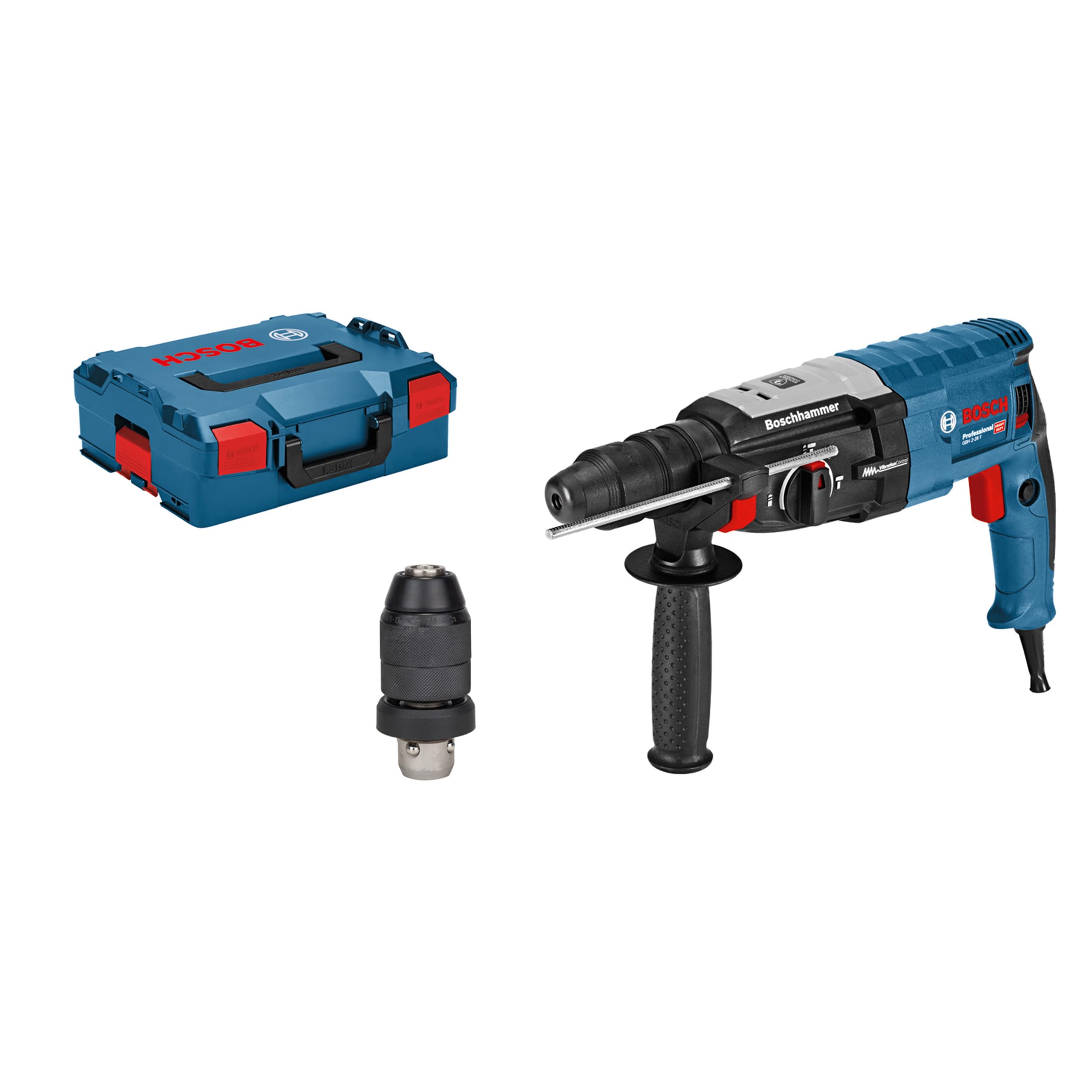 Bosch Professional GBH 2-28 F Bohrhammer SDS-plus – 880 W Schlagbohrer mit Kickback Control