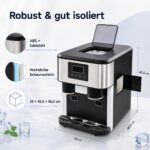 Caskunbsy 3-in-1 Eismaschine – 16 Eiswürfel in 7-9 Min, Crushed Ice & Kaltwasser – Bild 2