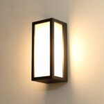 HLFVLITE Aussenleuchte Anthrazit – IP44 Wandlampe mit Aluminiumguss für Garten & Terrasse