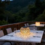 2er Set WRQIOO Rattan Solarleuchten – Handgeflochtene Hängelampen IP65 für Garten & Terrasse – Bild 7