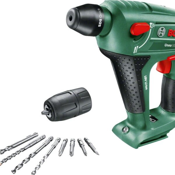 Bosch UneoMaxx Akku-Bohrhammer 18V mit Rundschaftadapter – Profi-Leistung für Beton & Mauerwerk