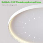 MGEELED 2er Set LED Deckenleuchte Ø30cm 20W – 3 Farbtemperaturen, IP44 Wasserfest – Bild 6