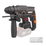 WORX WX381.9 Akku Bohrhammer 20V Brushless – 3-in-1 Bohren, Hammerbohren & Meisseln