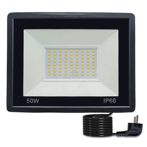 50W LED Aussenstrahler mit IP66 Wasserschutz – Superhelles Flutlicht für Garten & Terrasse